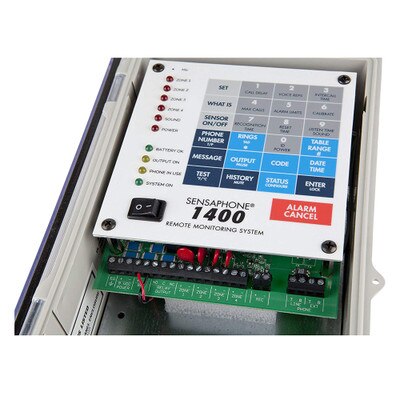 Sensaphone 1400 Series Remote Monitoring System, Clear Door